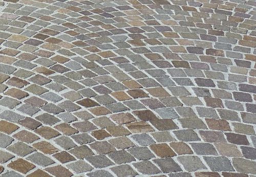 Pavé in pietra naturale - PORFIDO DEL TRENTINO  - Cave Gontero s.r.l. Unipersonale - carrabile / per spazio pubblico