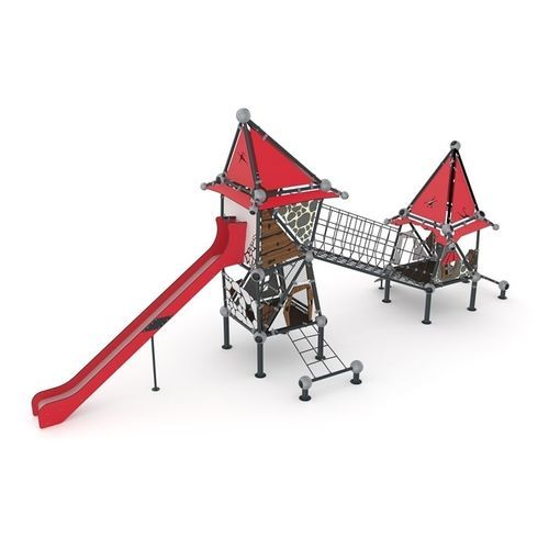 Struttura ludica per parco giochi - WITCH SERIES  - Cemer Kent Ekipmanlari San. Tic. Ltd. Sti - in metallo / in corda / modulare