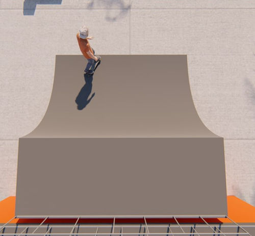 Rampa per skatepark per skatepark - SK 01 - Cemer Kent Ekipmanlari San. Tic. Ltd. Sti