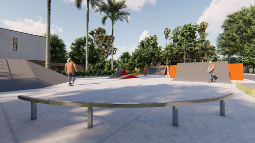 Ringhiera per skatepark - SK 25 - Cemer Kent Ekipmanlari San. Tic. Ltd. Sti