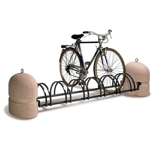 Rastrelliera per biciclette a pavimento - CICLOPIS - VASART URBAN DESIGN - per spazi pubblici / in metallo verniciato / in calcestruzzo