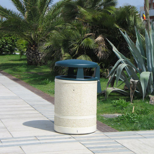 Portarifiuti pubblico - CESTONE - VASART URBAN DESIGN - in acciaio inossidabile / in metallo verniciato / in calcestruzzo