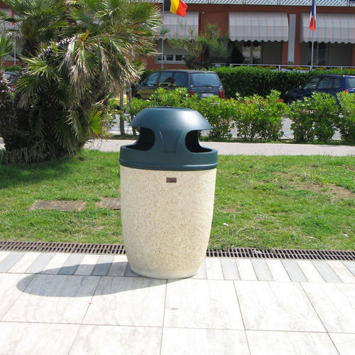 Portarifiuti pubblico - GIOVE - VASART URBAN DESIGN - in acciaio inossidabile / in ABS / in calcestruzzo
