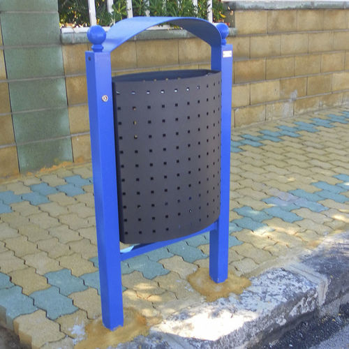 Portarifiuti pubblico - VALENCIA - VASART URBAN DESIGN - da terra / in acciaio inossidabile / in metallo verniciato