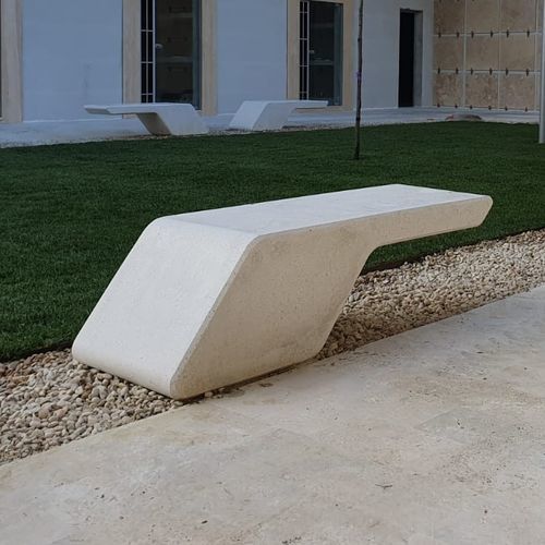 Panca per spazi pubblici contemporanea - MIX - VASART URBAN DESIGN - in legno / in calcestruzzo / senza schienale