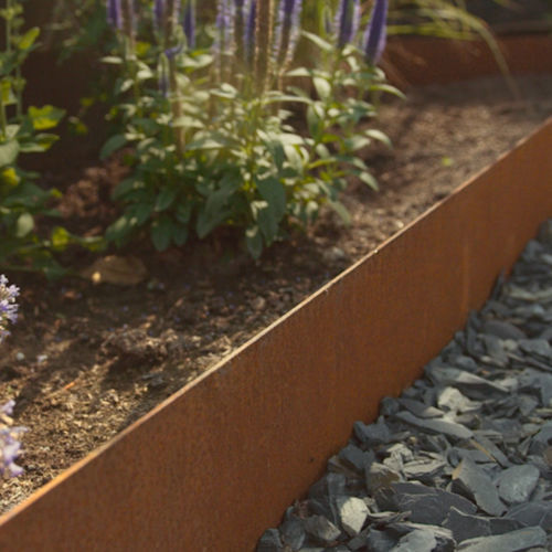 Bordura da giardino - CORE EDGE - ECCO PRODUCTS - per allestimenti paesaggistici / in acciaio / lineare