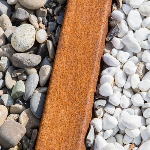 Bordura da giardino - BETOTOP 50 - ECCO PRODUCTS - per allestimenti paesaggistici / in acciaio COR-TEN® / in acciaio inossidabile