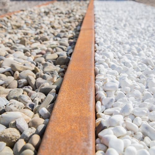 Bordura da giardino - BETOTOP SPECIAL - ECCO PRODUCTS - per allestimenti paesaggistici / in acciaio COR-TEN® / in acciaio galvanizzato