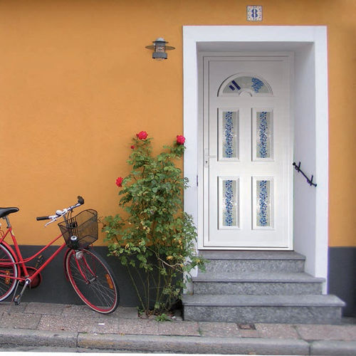 Porta in PVC - CLASSIQUE : SALANGANE - FRANCIAFLEX - d'ingresso / in alluminio / in acciaio galvanizzato