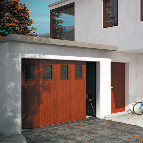 Porta sezionale laterale per garage - SURF - FRANCIAFLEX - in acciaio / automatica / manuale