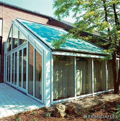 Tenda avvolgibile a rullo con cassonetto - VERACLIM - FRANCIAFLEX - per veranda / in tela / da esterno
