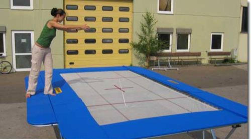 Trampolino da ginnastica - TRAINING PLATFORM - Eurotramp Trampoline Kurt Hack GmbH - rettangolare / contract / da interno