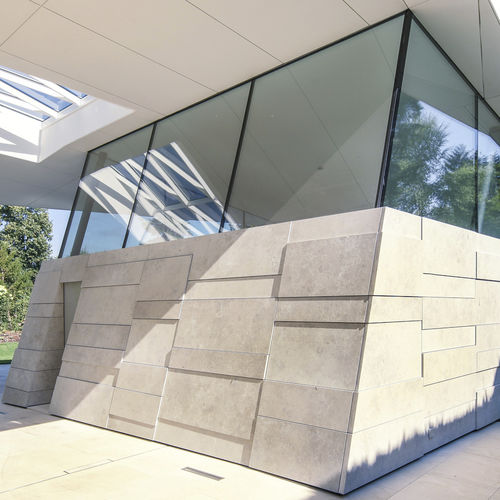 Lastra in pietra in calcare - DIETFURTER SEIDENGRAU  - Franken-Schotter GmbH & Co. KG - per pavimento / per facciate / a muro