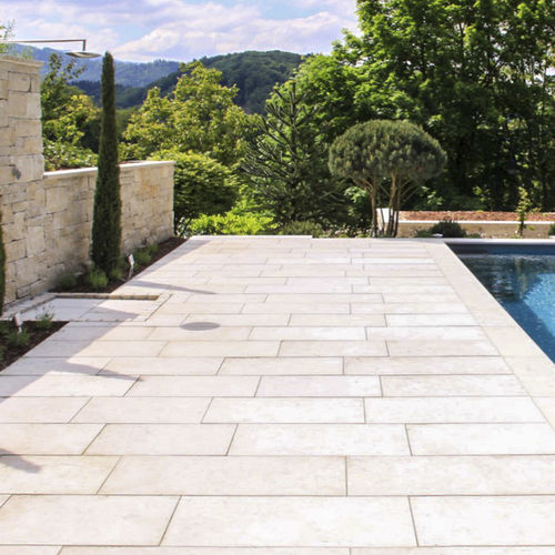 Lastra in pietra in calcare - DIETFURTER GALA CASTELLINA - Franken-Schotter GmbH & Co. KG - per pavimento / per facciate / a muro