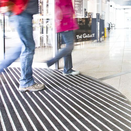 Tappeto d'ingresso per edifici pubblici - NUWAY GRID - Forbo Flooring Systems - in poliammide / in tessuto / in alluminio