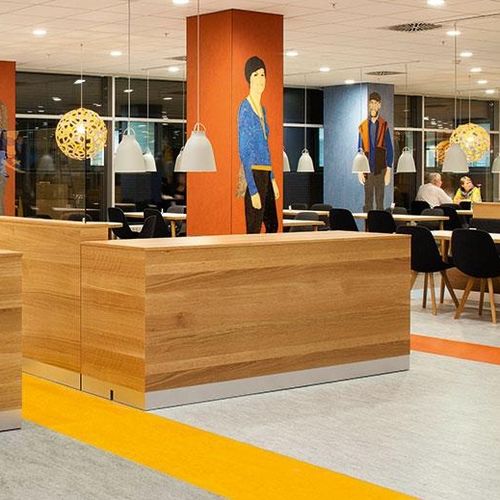 Pavimento in linoleum - MARMOLEUM DECIBEL - Forbo Flooring Systems - da interno / per gradini / residenziale