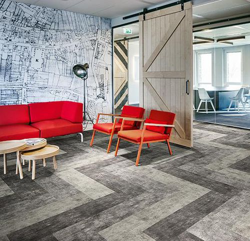 Pavimento in tessuto - FLOTEX CONCRETE - Forbo Flooring Systems - da interno / per soggiorno / per ufficio
