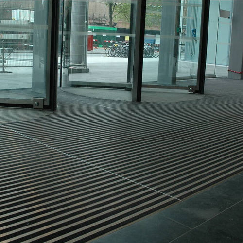 Tappeto d'ingresso per edifici pubblici - NUWAY TUFTIGUARD HEAVY DUTY - Forbo Flooring Systems - in alluminio / in poliammide / antisporco