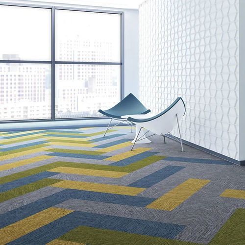 Moquette tufted - FLOTEX PLANKS - Forbo Flooring Systems - in poliammide / per il settore terziario / a motivi