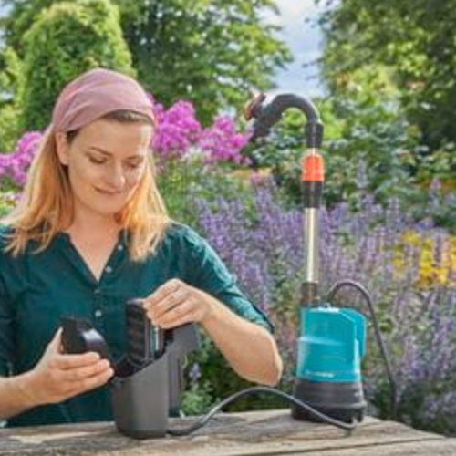 Pompa per annaffiatura - 14602-20 - GARDENA Deutschland GmbH - ad acqua / elettrica / in plastica