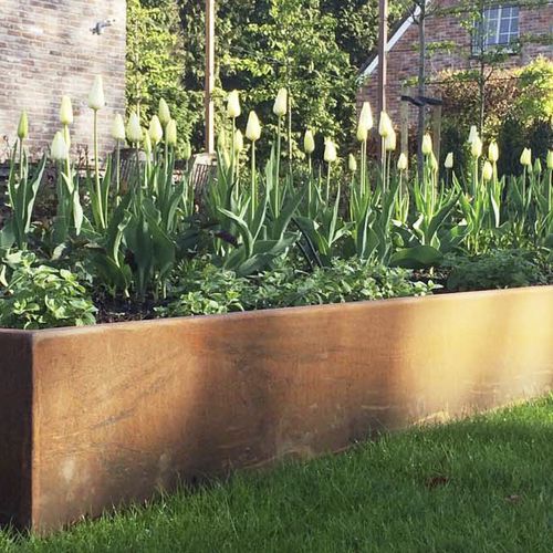 Bordura da giardino - CR / CS / CZ / CP SERIES - Greenmax - di protezione / in acciaio COR-TEN® / professionale