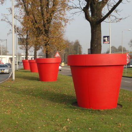 Fioriera in polistirene - Greenmax - rettangolare / quadrata / circolare