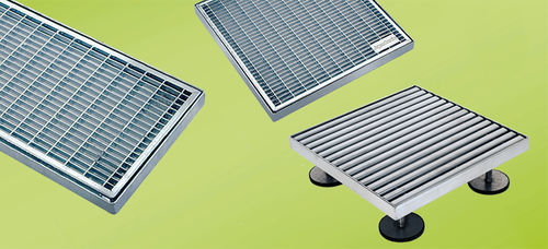 Griglia di drenaggio in metallo - AQUADRAIN® DR - GUTJAHR Systemtechnik - per esterno