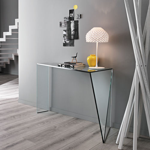 Consolle contemporanea - PENROSE - TONELLI Design - in vetro / rettangolare / per uso residenziale