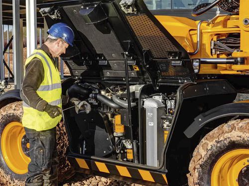 Escavatore gommato - HYDRADIG 110W - JCB Deutschland GmbH - per movimentazione