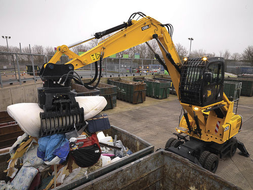 Escavatore gommato - JS20MH  - JCB Deutschland GmbH - per movimentazione