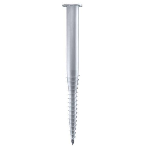 Palo avvitato - F 140X1600–P - Krinner Schraubfundamente - in acciaio galvanizzato / con tuboforma