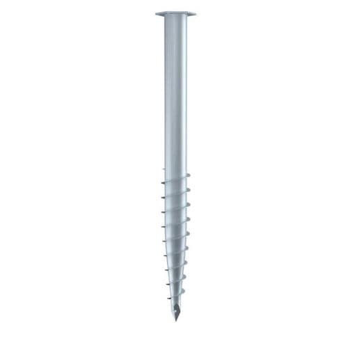 Palo avvitato - M 76X800–M12  - Krinner Schraubfundamente - in acciaio galvanizzato / per container / con tuboforma
