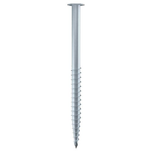 Palo avvitato - M 89X1300–M24  - Krinner Schraubfundamente - in acciaio galvanizzato / per container / con tuboforma