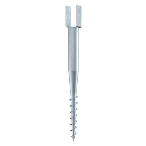 Palo avvitato - U 66X865-91 - Krinner Schraubfundamente - in acciaio galvanizzato