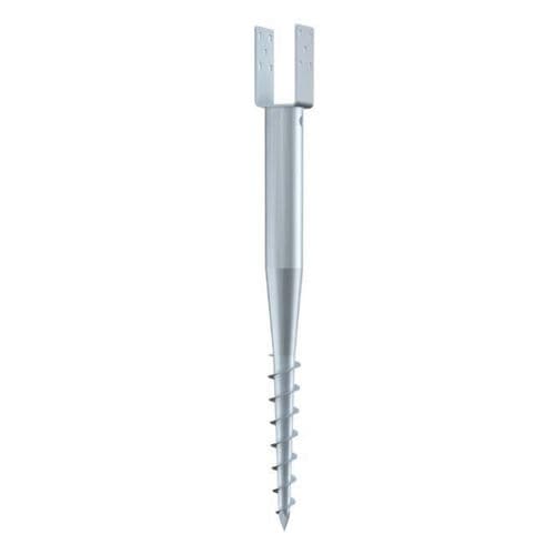 Palo avvitato - U 66X6550-71 - Krinner Schraubfundamente - in acciaio galvanizzato / per casa con struttura in legno