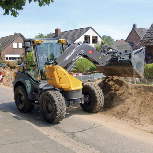 Pala gommata - AS 900 - MECALAC Baumaschinen GmbH - per cantiere / diesel / per cantiere