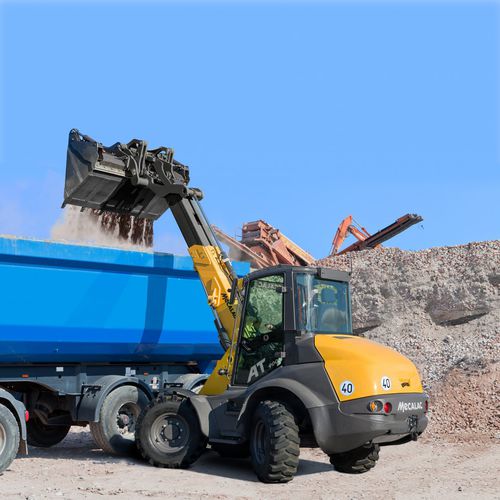 Pala gommata - AT 900 - MECALAC Baumaschinen GmbH - per cantiere / telescopica / per cantiere