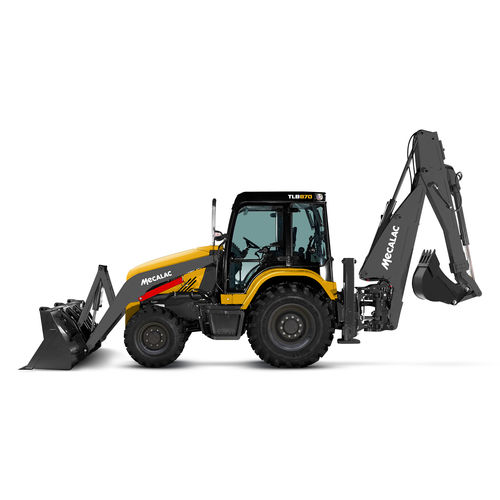 Terna ergonomica - TLB870 - MECALAC Baumaschinen GmbH - frontale / multifunzione