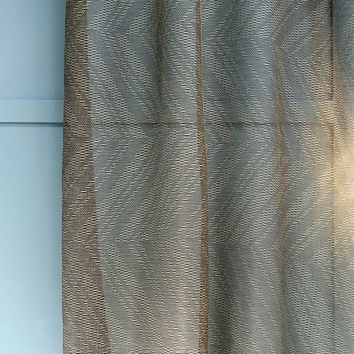 Tendina voile a righe - FILAMENT - LELIEVRE - in poliestere / in Trevira CS® / resistente al fuoco
