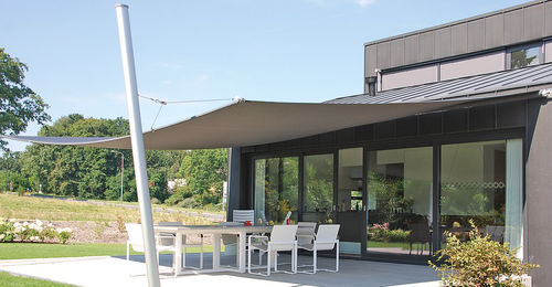 Copertura per pergola scorrevole - RAFF-C - Plaspack Netze GmbH - in tessuto / per uso residenziale