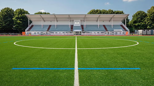 Prato sintetico - RS+ R - Polytan GmbH - naturale / in rotoli / per campo sportivo