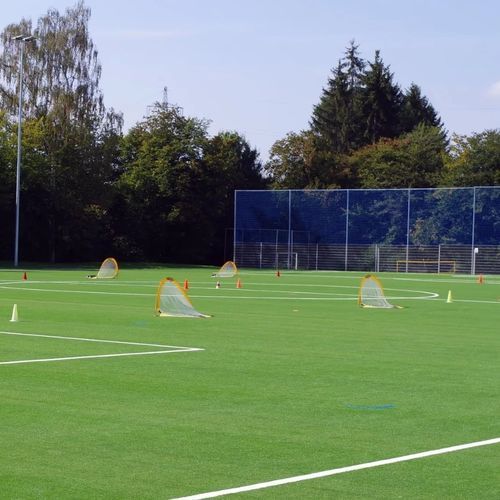 Pavimentazione sportiva da esterno - TRION R - Polytan GmbH - in plastica riciclata / sintetica / in polietilene
