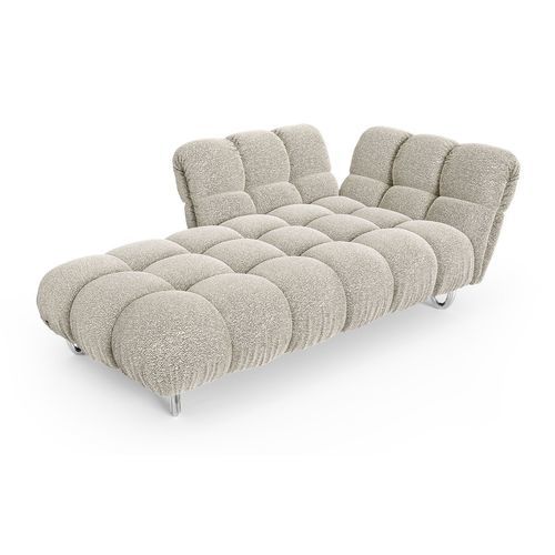 Dormeuse contemporanea - BALAAO - BRETZ - in tessuto / in legno / con supporto in alluminio