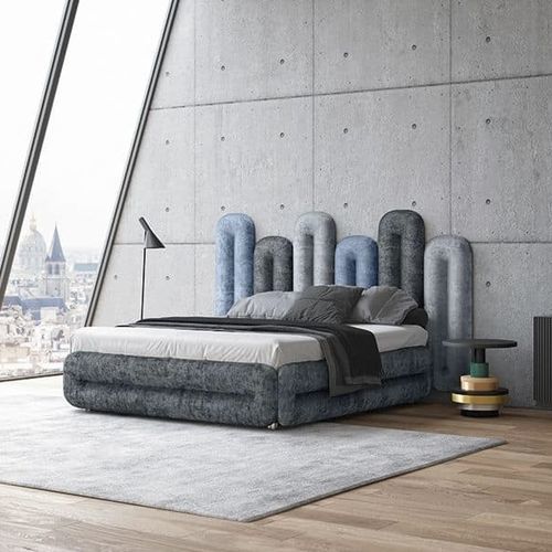 Letto matrimoniale - CREOLE - BRETZ - contemporaneo / imbottito / con testiera
