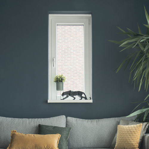 Scultura in resina - Origami Panther - KARLSSON CLOCKS - da appoggio / bianca / nera