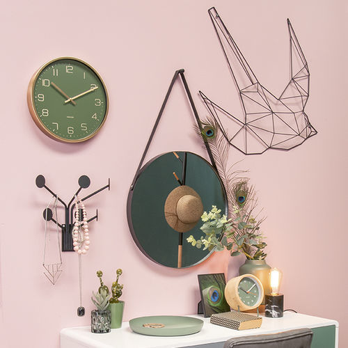 Specchio sospeso - Balanced - KARLSSON CLOCKS - contemporaneo / rotondo / in acciaio