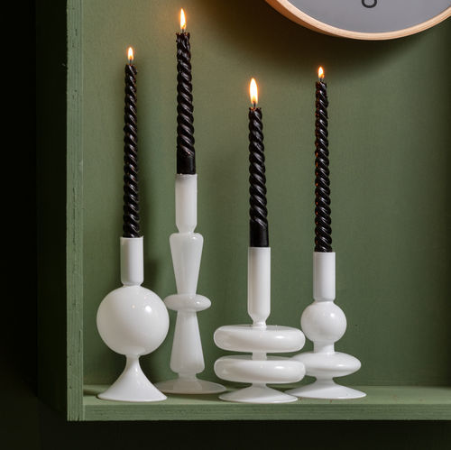 Portacandela in vetro - Sparkle Tall - KARLSSON CLOCKS