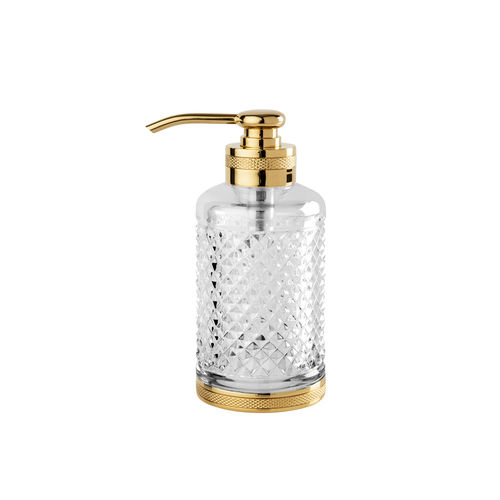 Distributore di sapone professionale - FS08C-631 - Cristal&Bronze - per uso residenziale / da appoggio / in ottone