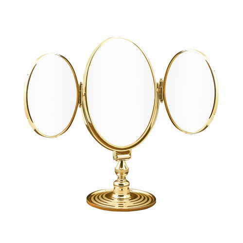 Specchio da bagno da terra - FS01-6150 - Cristal&Bronze - classico / ovale / in ottone