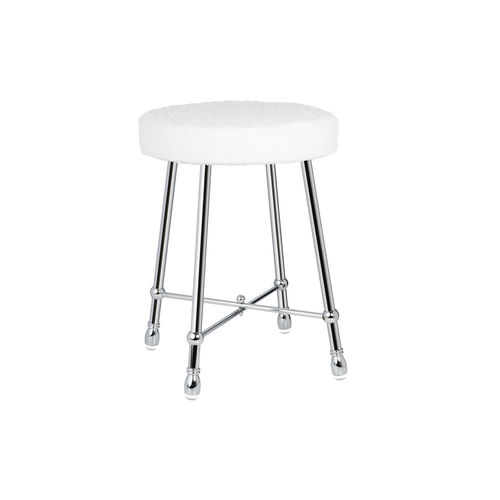 Sgabello classico - FS01-6130 - Cristal&Bronze - in tessuto / con supporto in ottone / imbottito